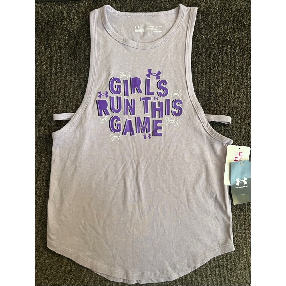 Under Armour Graphic Tank-top Girls Youth Size M